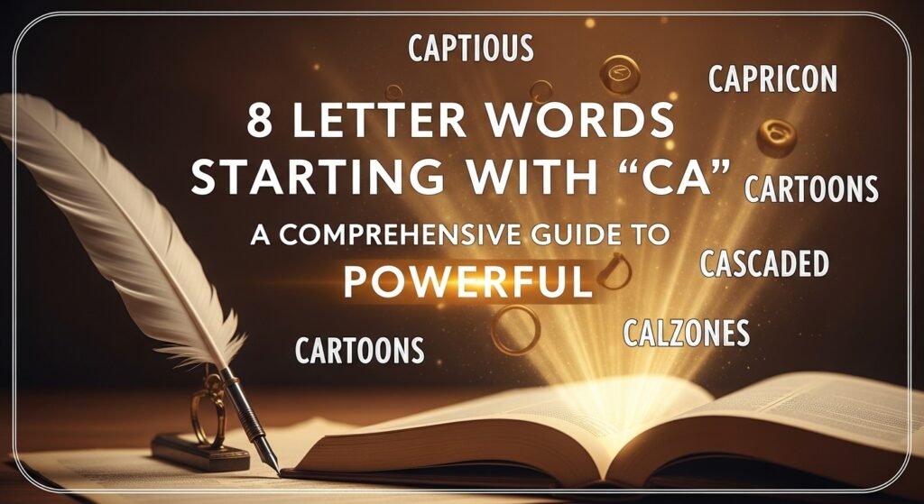 8 Letter Words Starting with Ca