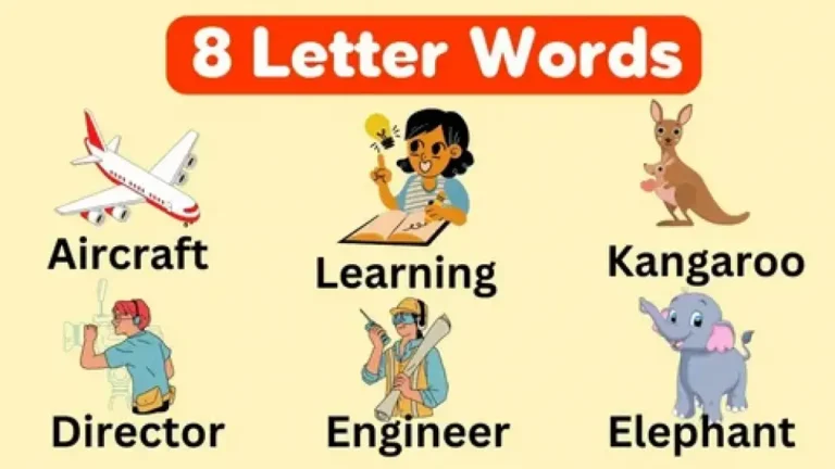 8 Letter Words Using