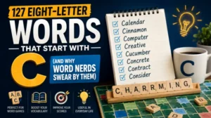 127 Eight-Letter Words That Start With C
