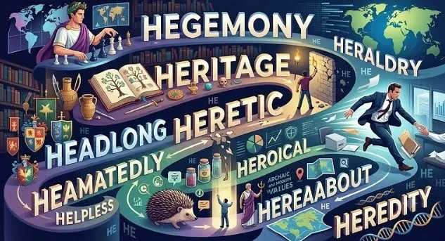 8 Letter Words Starting with He
